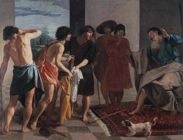 Diego Velazquez Joseph's Bloody Coat Brought to Jacob (df01) Spain oil painting art